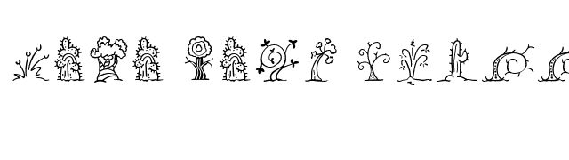 Mini Pics Uprooted Twig font preview