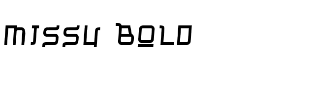 Missu Bold font preview