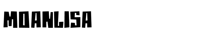 moanLisa font preview