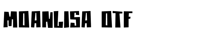 moanLisa OTF font preview