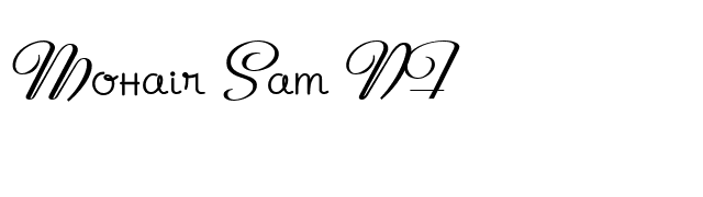 Mohair Sam NF font preview