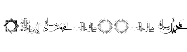 Mohammad RasoolAllah font preview