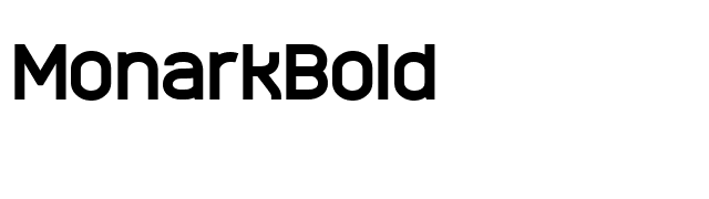 MonarkBold font preview