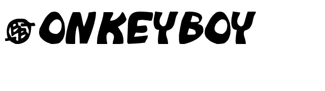 Monkeyboy font preview