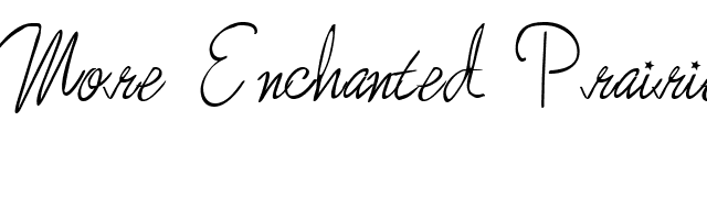 More Enchanted Prairie Dog font preview