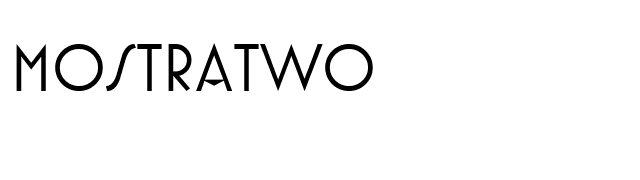 MostraTwo font preview