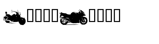 MotorBikez font preview