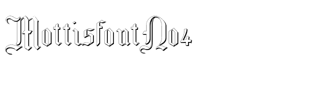 MottisfontNo4 font preview