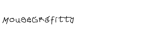 MouseGrafitty font preview