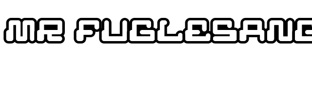 MR FUGLESANG OUTLINE font preview