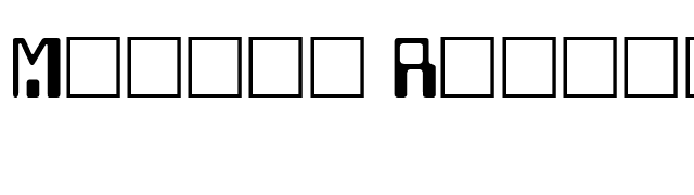 Mycalc Regular font preview