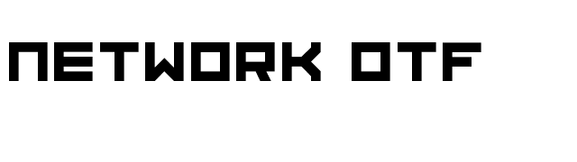 Network OTF font preview