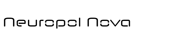 Neuropol Nova font preview