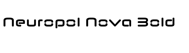 Neuropol Nova Bold font preview