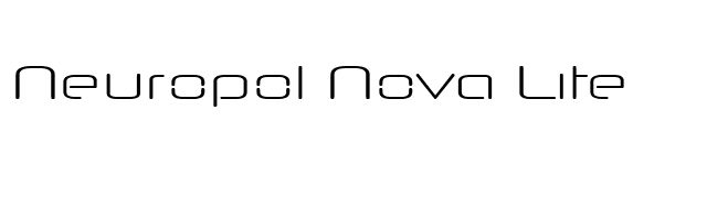 Neuropol Nova Lite font preview