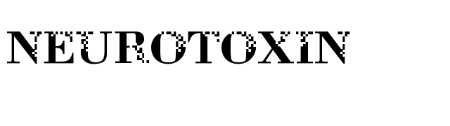 Neurotoxin font preview