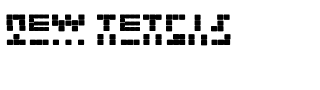 New Tetris font preview