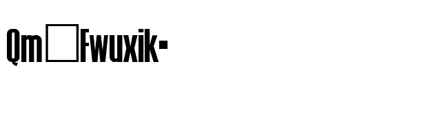NewCompact font preview