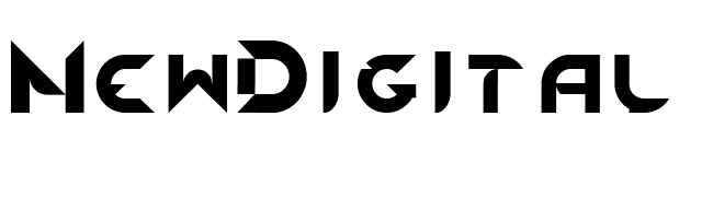 NewDigital Original font preview