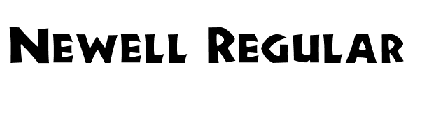 Newell Regular font preview
