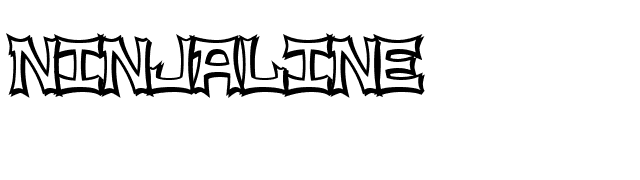 NinjaLine font preview