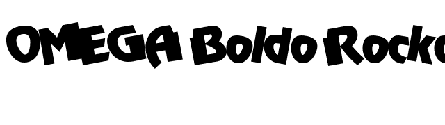 OMEGA Boldo Rocko font preview