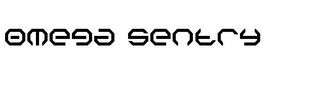 Omega Sentry font preview