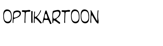 OPTIKartoon font preview