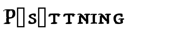 Påsättning font preview