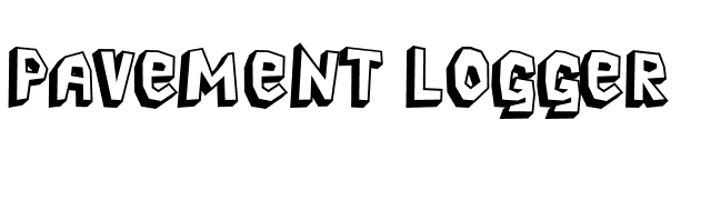 Pavement Logger font preview