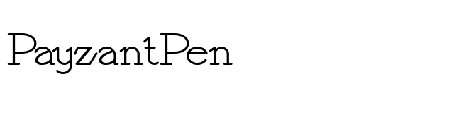 PayzantPen font preview