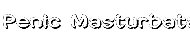 Penic Masturbata font preview