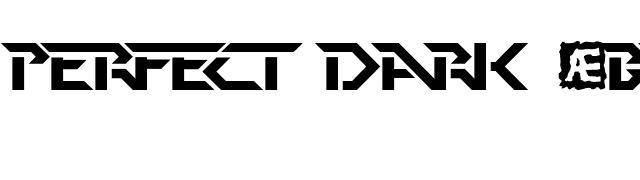 Perfect Dark (BRK) font preview