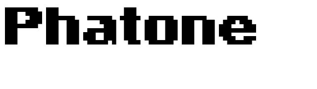 Phatone font preview