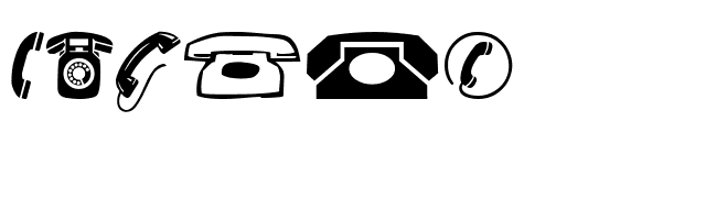 Phones font preview