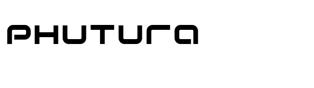 Phutura font preview