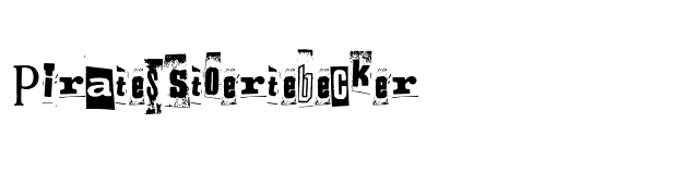 PiratesStoertebecker font preview