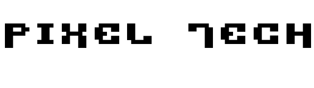 Pixel Technology   font preview