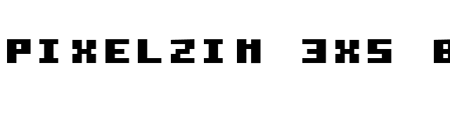 Pixelzim 3x5 Bold font preview