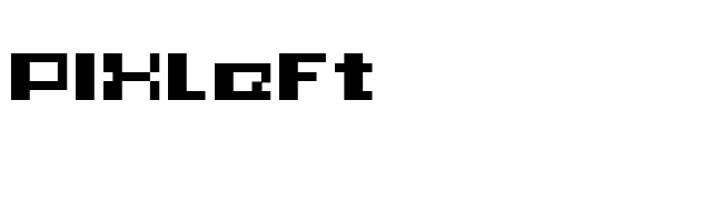 PIXleft_5 font preview