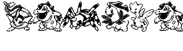 Pokemon Pixels 3 font preview