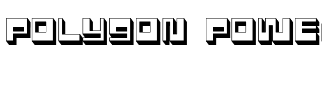 Polygon Power font preview