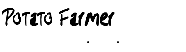 Potato Farmer font preview