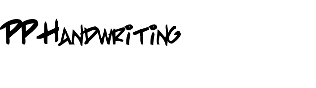 PP Handwriting font preview