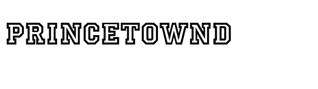 PrincetownD font preview