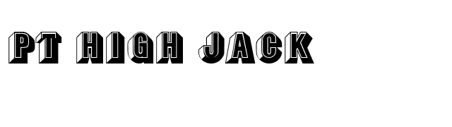 PT High Jack font preview