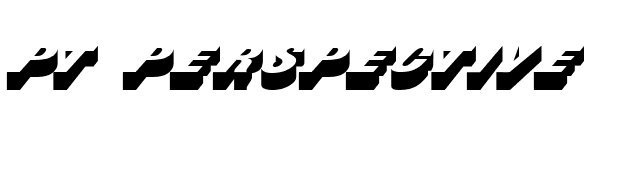 PT Perspective font preview