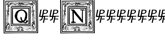 QuaNauticale_Initials_No1 font preview