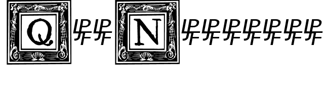 QuaNauticale_Initials_No2 font preview