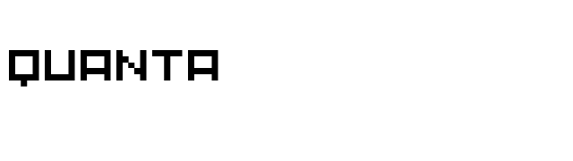 Quanta font preview